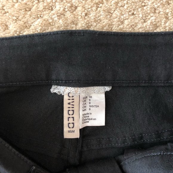 Black Jeans with Silver Embroidery - Picture 7 of 10